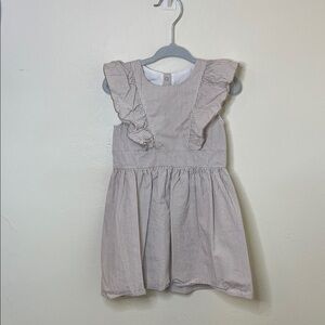 Rapife Spanish Striped Gray Girl Dress